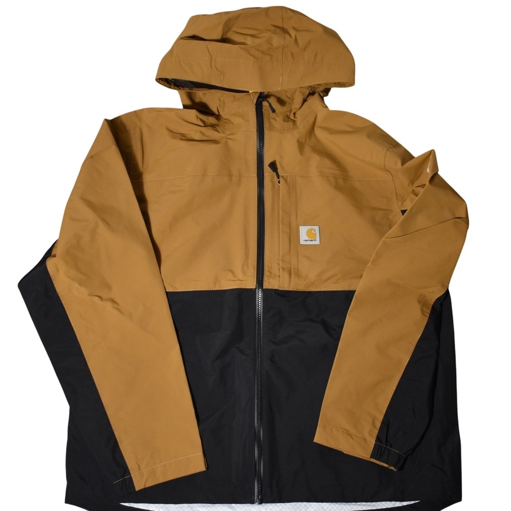 Carhartt Storm Defender Lightweight Relaxed Jacket Size M Brown OJ5751-M NEW‎